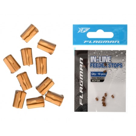 Стопор FLAGMAN Feeder Stops коричневый M 2,5x4мм 10шт
