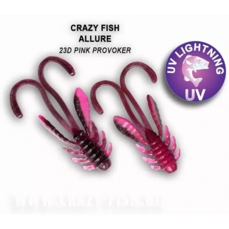 Силиконовые приманки Crazy Fish Allure 1.6' 23-40-23d-6
