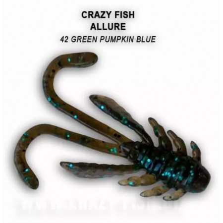 Силиконовые приманки Crazy Fish Allure 1.6' 23-40-42-6