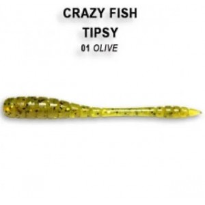 Силиконовые приманки Crazy Fish Tipsy 2" 9-50-1-6