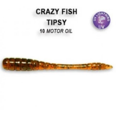 Силиконовые приманки Crazy Fish Tipsy 2" 9-50-10-6