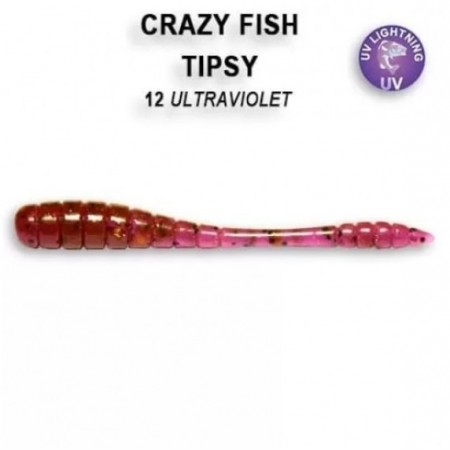 Силиконовые приманки Crazy Fish Tipsy 2" 9-50-12-6