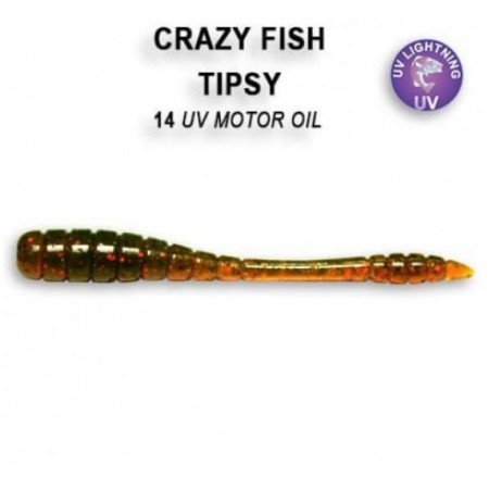 Силиконовые приманки Crazy Fish Tipsy 2" 9-50-14-6