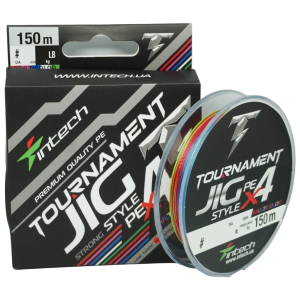 Шнур плетеный Intech Tournament Jig Style PE X4 Multicolor 150m (1.5 (25lb / 11.34kg))
