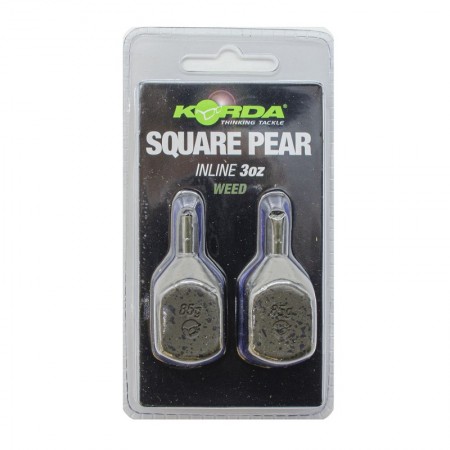 Грузило KORDA Square Pear Inline Blister 4,0oz 112гр