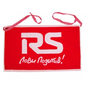 Изделие декорированное RS с креплением на пояс красное M 67*40см