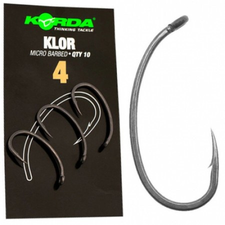 KORDA Крючок Klor №6 с микробородкой 10шт