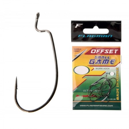 Крючки FLAGMAN Small Game Offset  #04