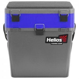 Ящик зимний Helios 19 л серый/синий
