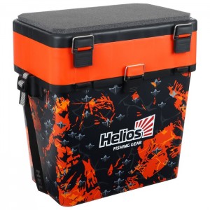 Ящик зимний Helios Shark оранжевый (HS-IB-19-SHO)