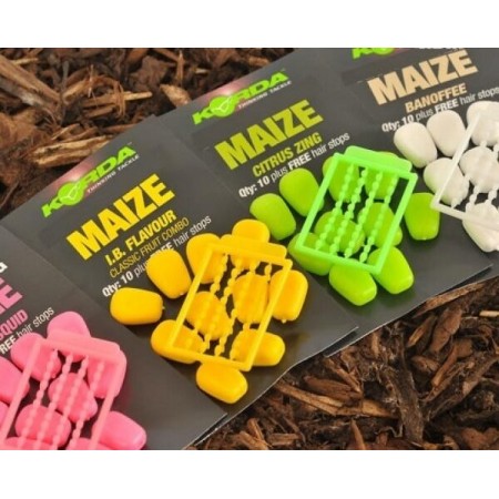 Имитационная приманка KORDA Maize Slow Sinking Citrus Zing Orange медленно тонущая