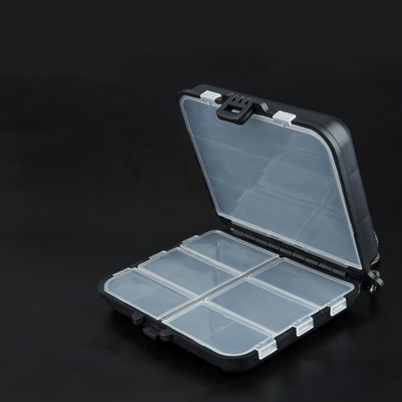 Контейнер для крючков и рыболовных мелочей "Аргентум Fishing" (черный) (L)