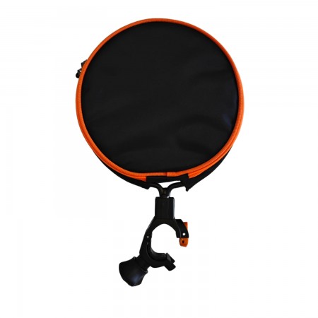 Ведро под прикормку "Аргентум Fishing", круглое с креплением на платформу