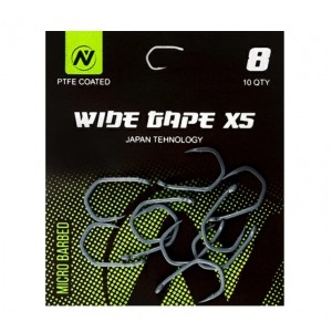 Крючки карповые VN Tackle Wide Gape X5 Size 10 Тефлон, 10шт