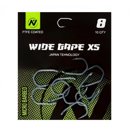 Крючки карповые VN Tackle Wide Gape X5 Size 4 Тефлон, 10шт