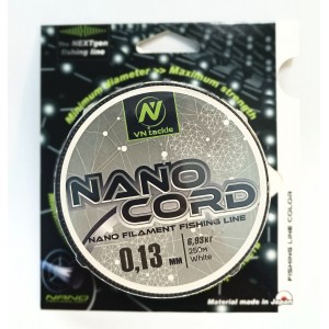 Плетеный шнур VN Tackle NanoCord  Line 250м 6,93кг/0,13мм (White)