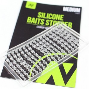 Cтопор силиконовый VN Tackle silicone baits stopper Medium (прозрачный), 2шт