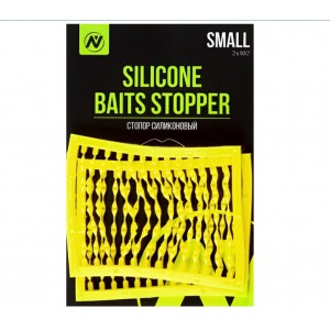 Cтопор силиконовый VN Tackle silicone baits stopper Small (желтый), 2шт