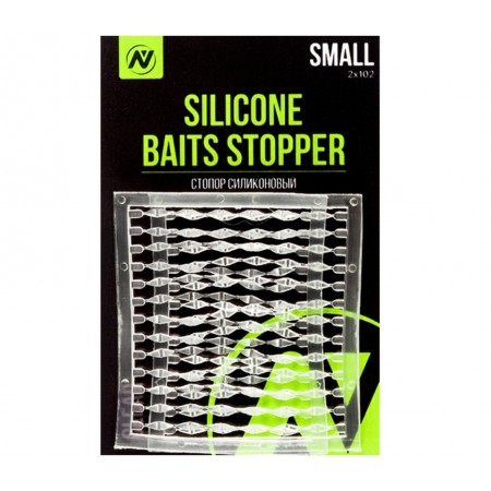 Cтопор силиконовый VN Tackle silicone baits stopper Small (прозрачный), 2шт
