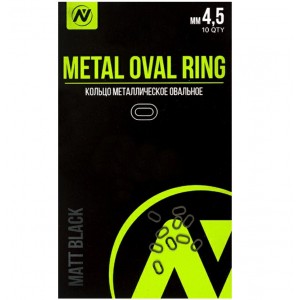 Кольцо металлическое овальное VN Tackle Metal Oval Ring d 4,5мм, 10шт