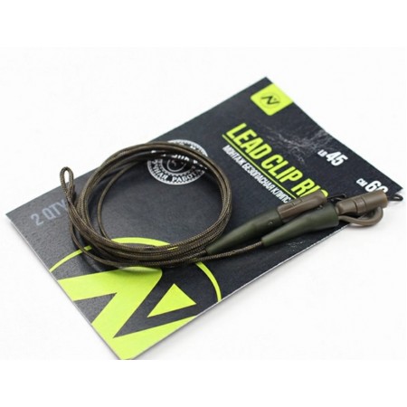 Монтаж Безопасная клипса VN Tackle Lead clip rig 65lb 60см, 2шт Монтаж Безопасная клипса VN Tackle Lead clip rig 65lb 60см, 2шт