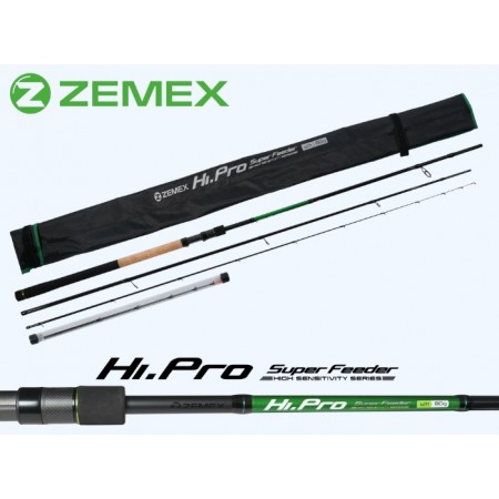 Удилище фидерное  ZEMEX HI-PRO Super Feeder 12 ft - 80 g