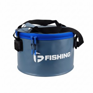 F-FISHING Ведро для прикормки с крышкой EVA 30х18см