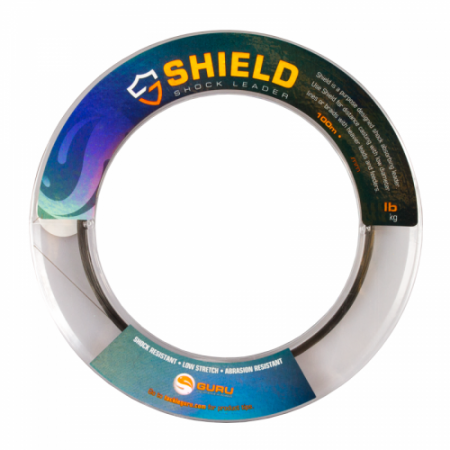 Шоклидер монофильный GURU Shield Shockleader Line 0,30мм 100м