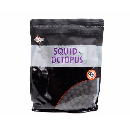 Бойлы тонущие Dynamite Baits 15 мм. Squid and Octopus 1 кг.