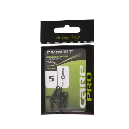 Быстросъемная застежка на вертлюжке CARP PRO Run Flexi-Speed 