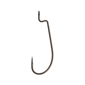 Крючок AZURA Slim Offset Worm Hook №1/0 5шт