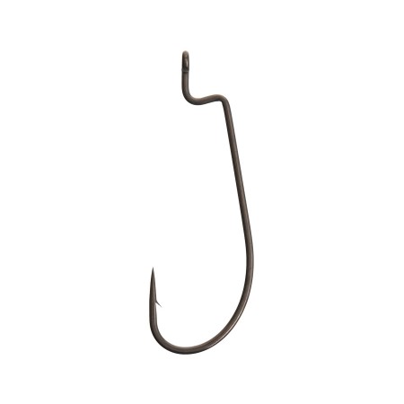Крючок AZURA Slim Offset Worm Hook №1/0 5шт