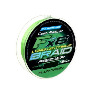 Шнур FLAGMAN Cast Master Long Distance F8 Feeder 150м Fluo Green 0,16мм 11кг 23lb