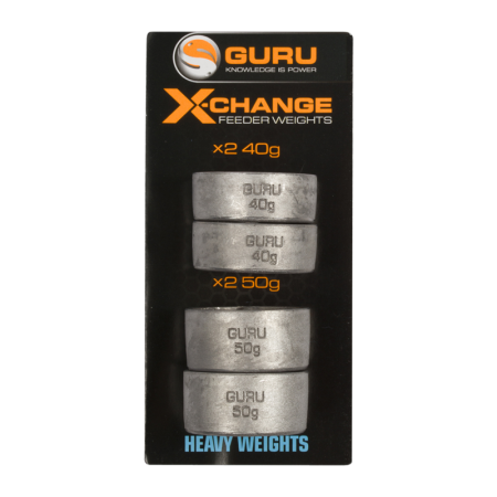 Сменный груз для кормушек GURU X-Change Distance Feeder Weights Heavy 40гр + 50гр