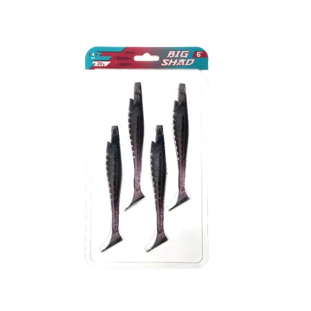 Виброхвост FLAGMAN Big Shad 6" #008 15,2см 4шт