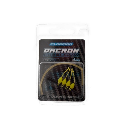 Коннектор для штекера FLAGMAN Dacron Connector желтый M 5х7,4мм