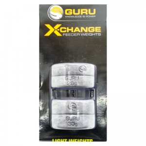 Сменный груз для кормушек GURU X-Change Distance Feeder Weights Light 20гр + 30гр