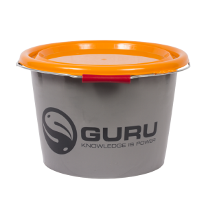 Ведро GURU Bucket 19л c крышкой серое