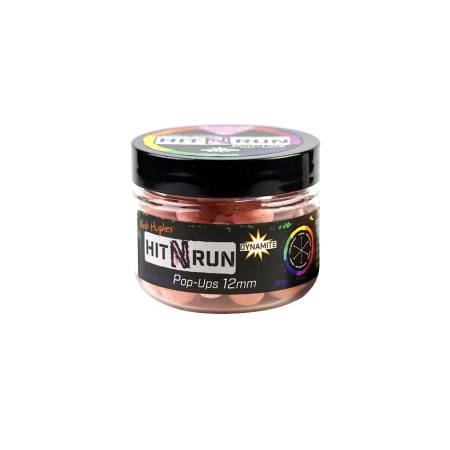 Бойлы плавающие DYNAMITE BAITS Hit n Run Pop-Up Pastel Pink 12 мм.