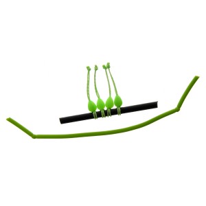 Коннектор для штекера FLAGMAN Dacron Connector зеленый S 4х6мм