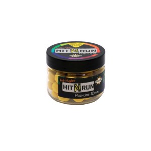 Бойлы плавающие DYNAMITE BAITS Hit n Run Pop-Up Yellow 12 мм.