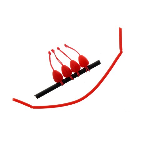 Коннектор для штекера FLAGMAN Dacron Connector красный XL 7х9мм