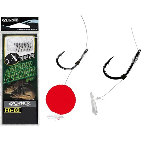 Оснастка готовая фидерная OWNER FD-03 №10 d0,22мм 6шт