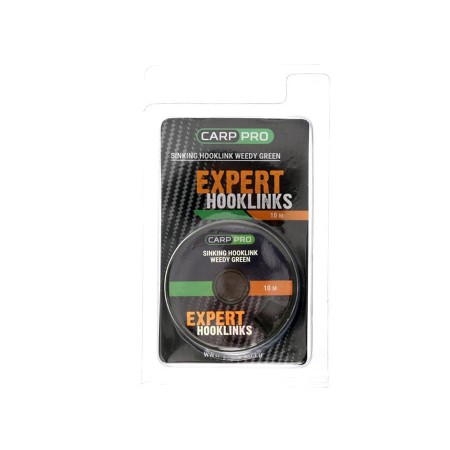 Поводковый без оболочки CARP PRO Weedy Gr. Sinking 10LB 10M
