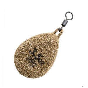 Грузило KORDA Textured Flat Pear Swivel 3,5oz 98гр