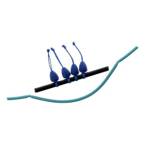 Коннектор для штекера FLAGMAN Dacron Connector синий L 6х8мм