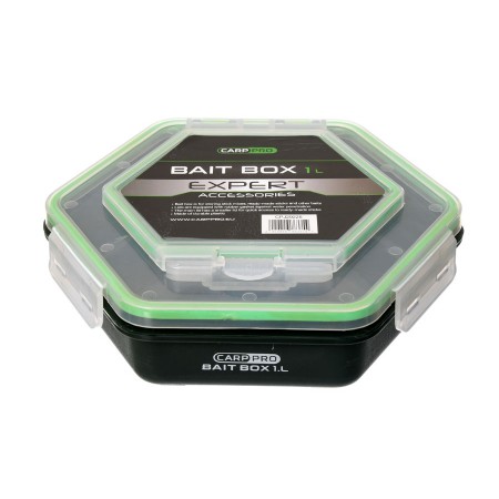 Контейнер для прикормки CARP PRO 1л с крышкой без отверствий