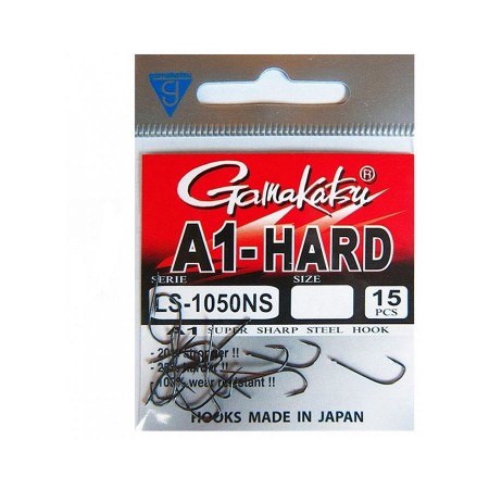 Крючок GAMAKATSU A1 Hard LS-1050NS №12 15шт.