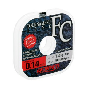 Леска OWNER Tournament FC 50м 0,14мм 1,4кг