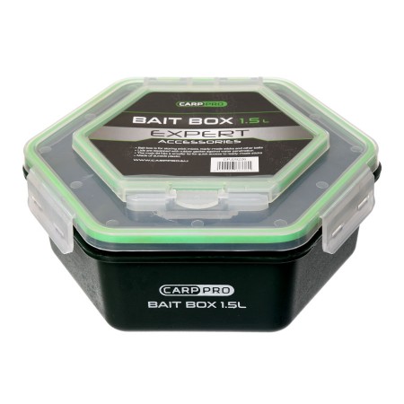 Контейнер для прикормки CARP PRO 1,5л с крышкой без отверствий